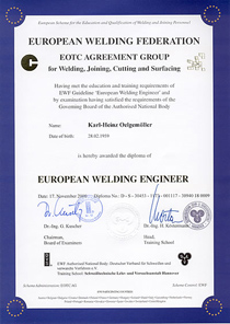 European Welding Engineer